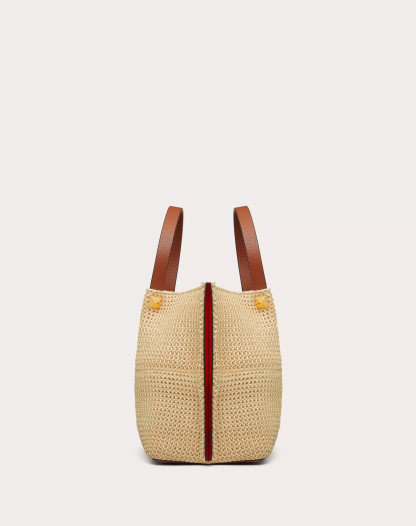 MEDIUM STRAW SUMMER TOTE